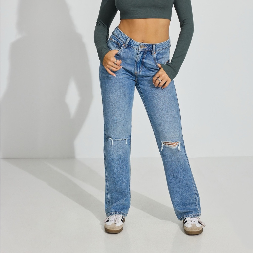 Garage 90’s Straight Jeans Jane Blue Size 11